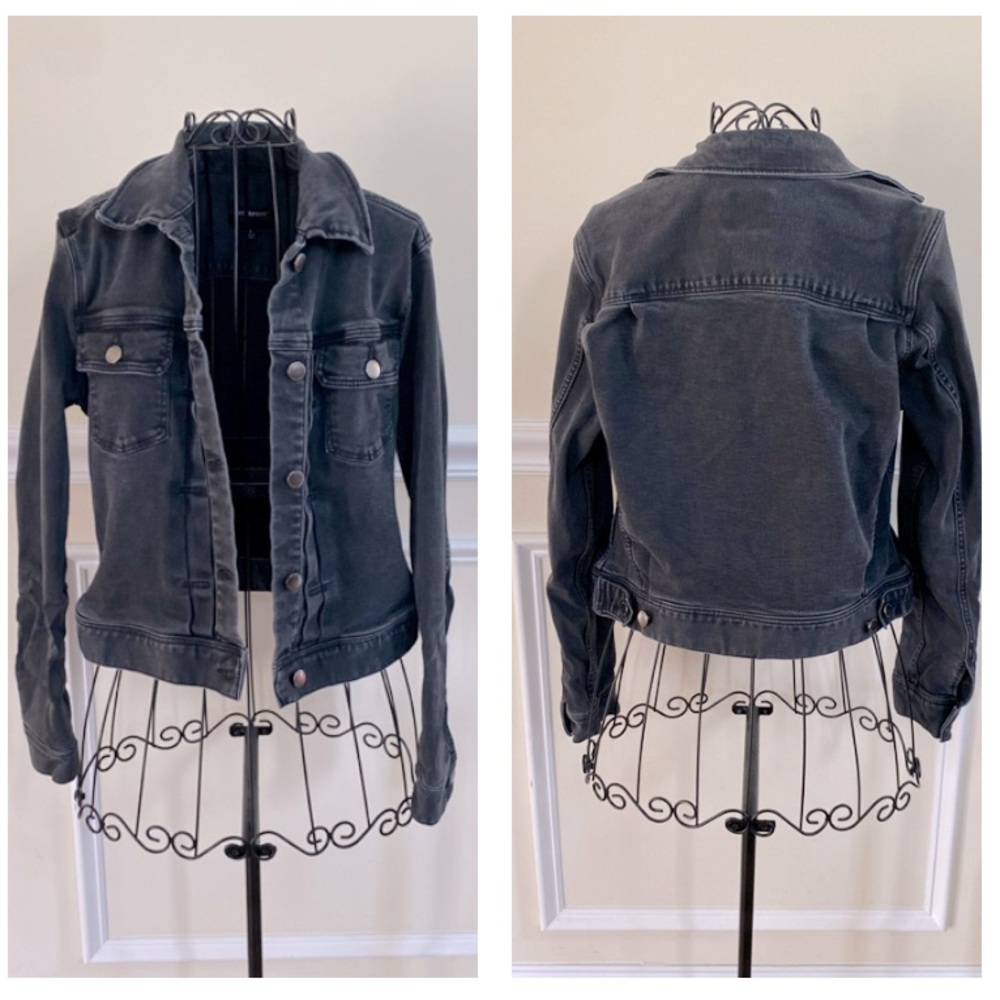 Liverpool Jeans Gray Stretch Denim Jean Jacket